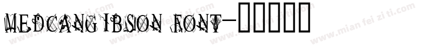 medcangibson font字体转换